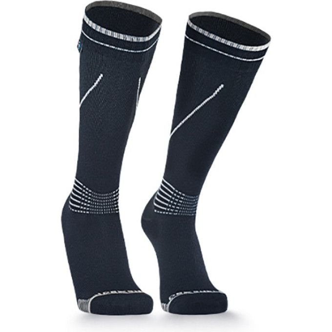 Водонепроницаемые носки DEXSHELL LONGLITE черный/серый M (39-42) DS72506JBGM